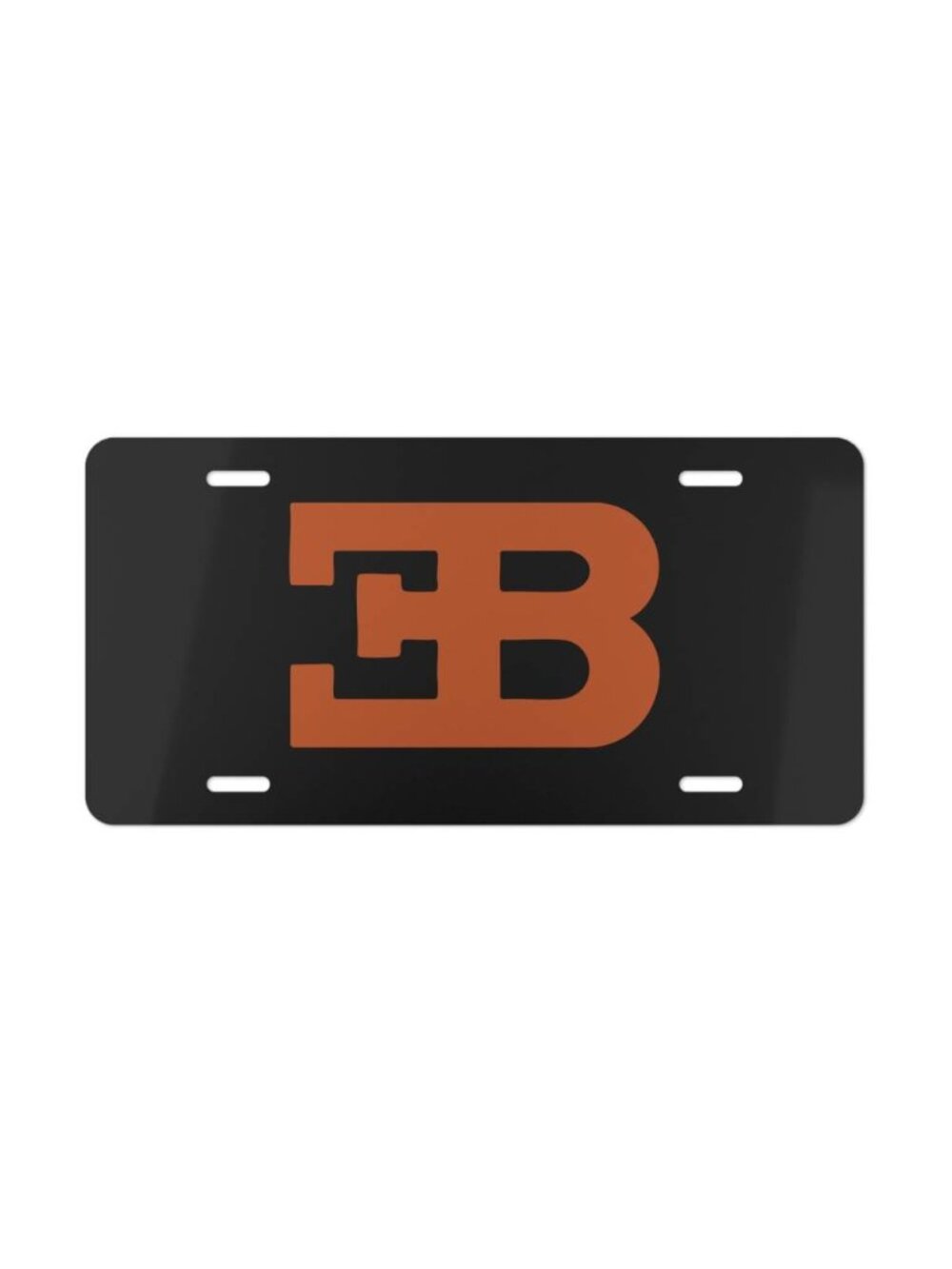 Bugatti Racing Logo Vanity License Plate Supercar Luxury Car Tag USA